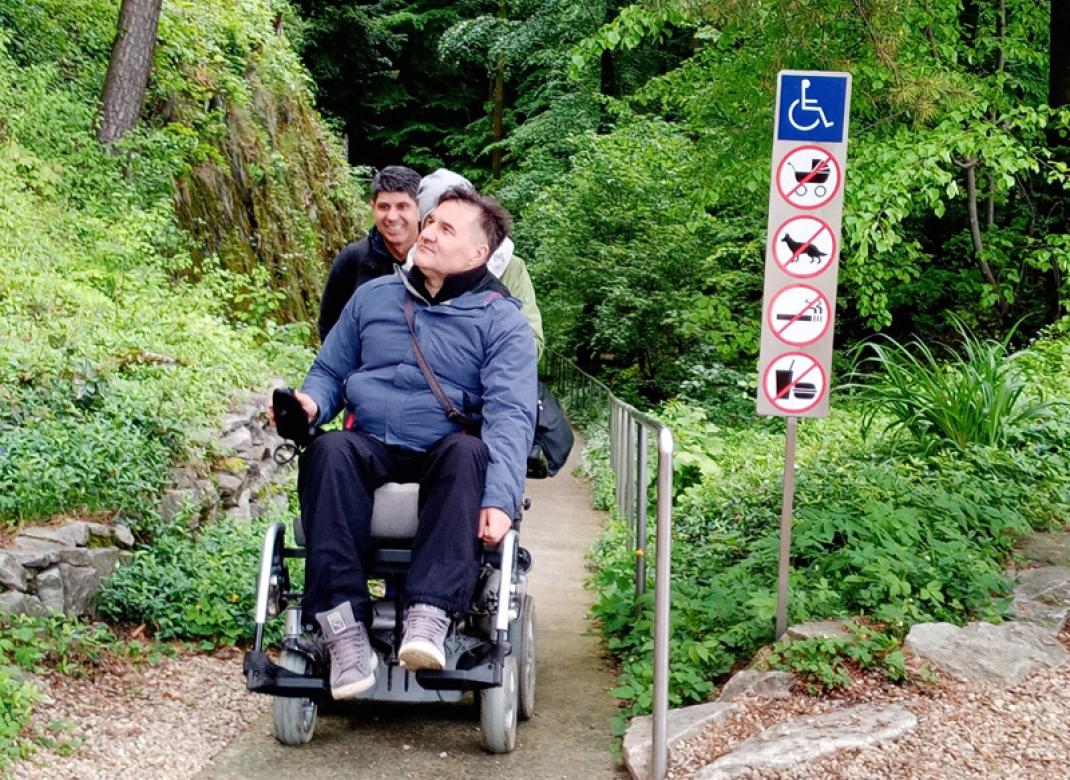 Na Špičáku - bezbariérový přístup